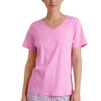 Calida Favourites Space Shirt Short Sleeve Rosa bomull Small Dam
