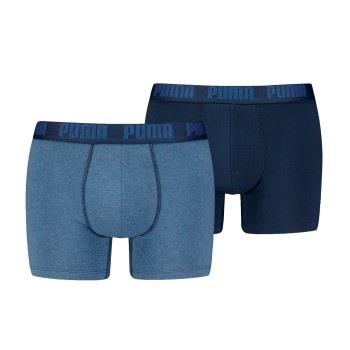 Puma Kalsonger 2P Men Everyday Basic Boxer Denimblå bomull Small Herr