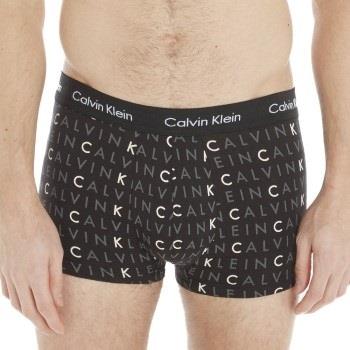 Calvin Klein Kalsonger 9P Cotton Stretch Low Rise Trunks Svart Mönster...