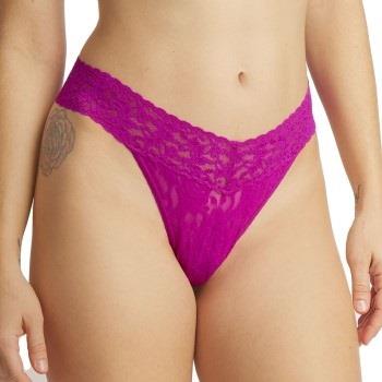 Hanky Panky Trosor 2P Original Rise Thong D1 Mörkrosa nylon One Size D...