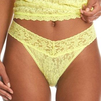 Hanky Panky Trosor 2P Original Rise Thong D1 Gul nylon One Size Dam