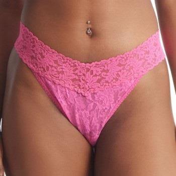 Hanky Panky Trosor 2P Original Rise Thong D1 Cerise nylon One Size Dam