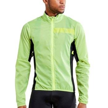 Craft Essence Light Wind Jacket M Limegrön polyester Small Herr