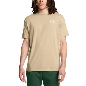 Under Armour Sportstyle LC Short Sleeve Beige Medium Herr