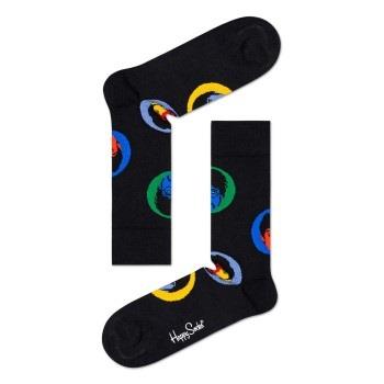 Happy socks Strumpor Beatles Bright Spot Sock Svart mönstrad bomull St...