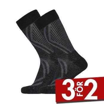 Dovre Strumpor 2P Organic Wool Terry Socks Svart Strl 40/43