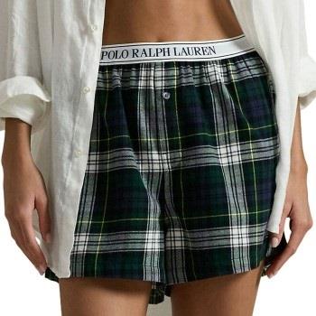 Polo Ralph Lauren Kalsonger Cozy Flannel Boxer Svart/Grön bomull Small...