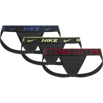 Nike Kalsonger 3P Everyday Cotton Stretch Jockstrap Flerfärgad-2 bomul...