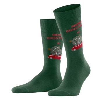 Burlington Strumpor X-mas Car Sock Mörkgrön Strl 40/46 Herr