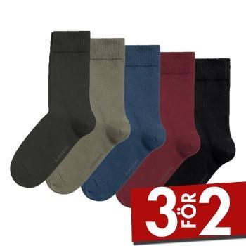 Björn Borg Strumpor 5P Essential Ankle Sock Flerfärgad Strl 41/45 Herr