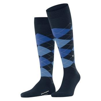 Burlington Strumpor Edinburgh Wool Knee High Sock Blå/Blå Strl 40/46