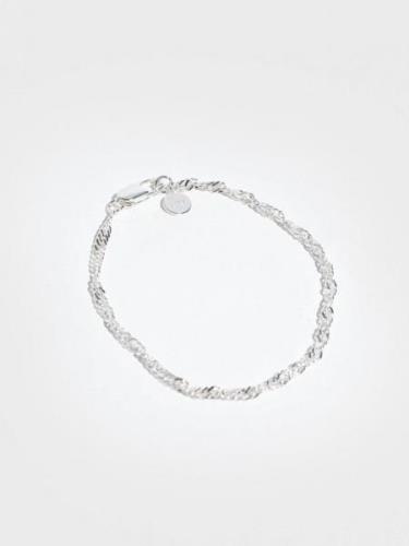 Muli Collection - Armband - Silver - Twisted Rope Bracelet - Smycken -...