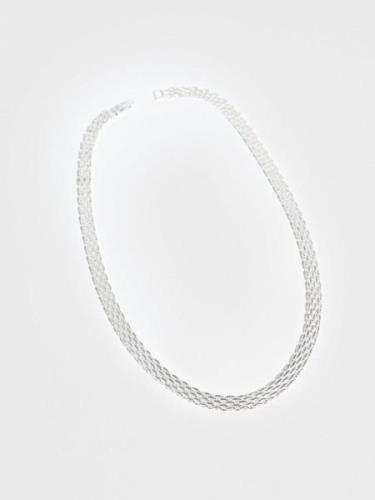 Muli Collection - Halsband - Silver - Meshlink Necklace - Smycken - Ne...