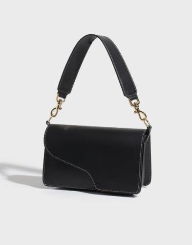 ATP ATELIER - Svart - Assisi Leather Shoulder Bag