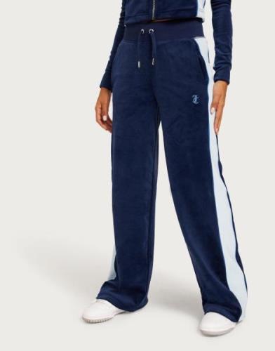 Juicy Couture - Blå - Pisces Rib Track Pant