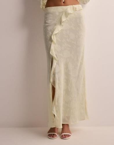 Neo Noir - Beige - Vinza Burnout Skirt