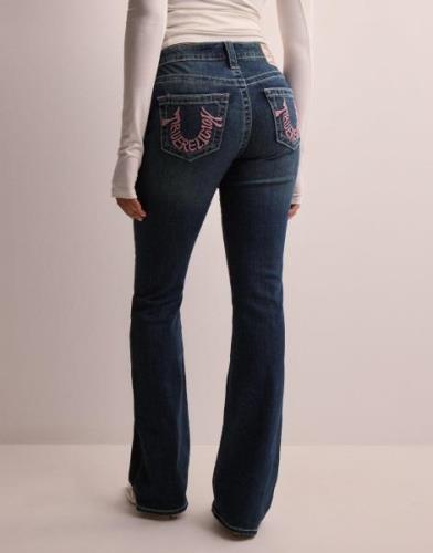 True Religion - Blå - Hs Emb Pkt Becca Mr Bootcut