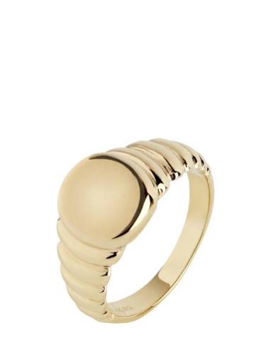 Wave Ring Ring Smycken Gold Maria Black