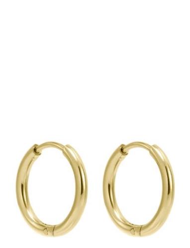 Sienna Mini Plain Hoop Accessories Jewellery Earrings Hoops Gold By Jo...