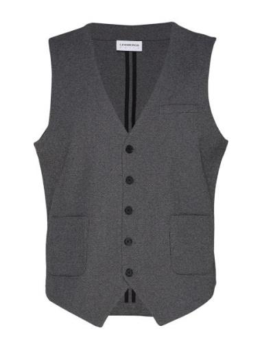 Superflex Knitted Waistcoat Kostymväst Grey Lindbergh