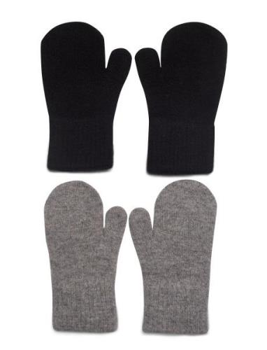 Magic Mittens 2-Pack Accessories Gloves & Mittens Mittens Grey CeLaVi