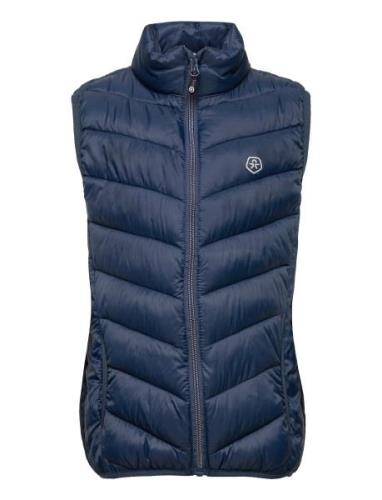 Waistcoat Quilted, Packable Fodrad Väst Blue Color Kids