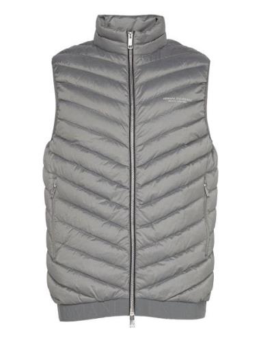 Down Vest Väst Grey Armani Exchange