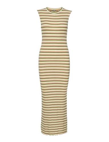 5X5 Stripe Polly Dress Maxiklänning Festklänning Multi/patterned Mads ...