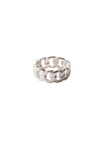 Chain Collection Ring Ring Smycken Silver Blue Billie