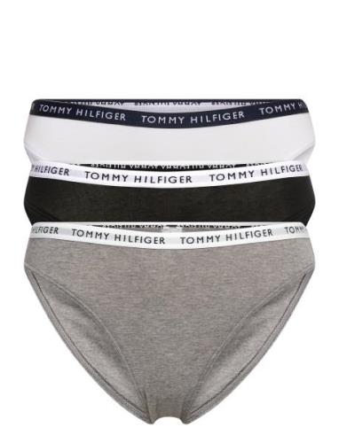 3P Bikini Trosa Brief Tanga Multi/patterned Tommy Hilfiger