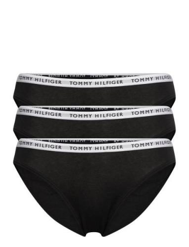 3P Bikini Trosa Brief Tanga Black Tommy Hilfiger