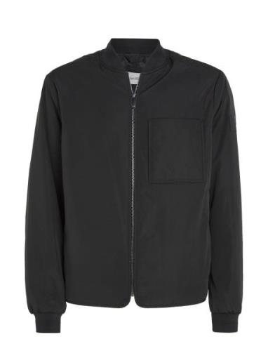 Recycled Superlightweight Bomber Bomberjacka Jacka Black Calvin Klein