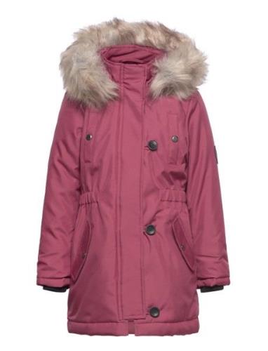 Kogiris Fur Parka Otw Noos Parka Jacka Pink Kids Only