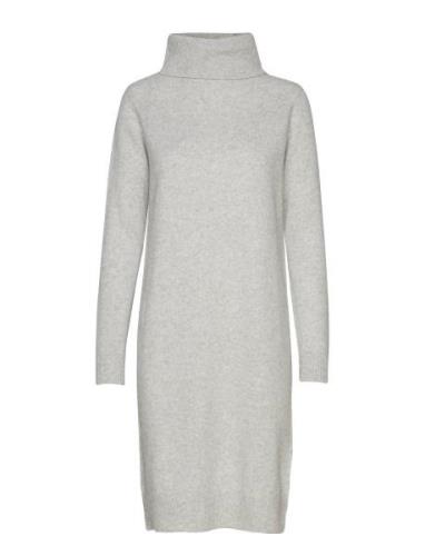 Aislayne Merino Knit Dress Kort Klänning Grey Andiata