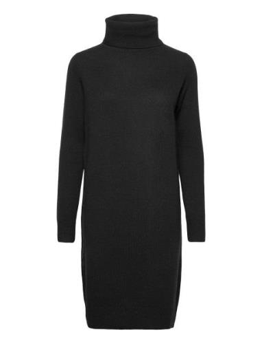 Aislayne Merino Knit Dress Kort Klänning Black Andiata