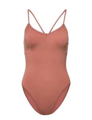 Swimsuit Noelia Baddräkt Badkläder Pink Lindex
