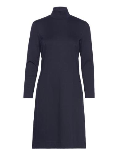 Punto Jersey Dress Kort Klänning Navy Esprit Casual