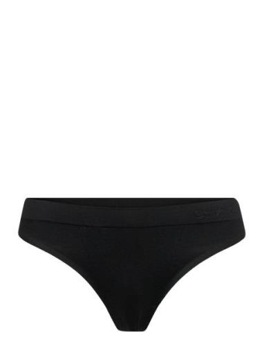 Thong Stringtrosa Underkläder Black Calvin Klein