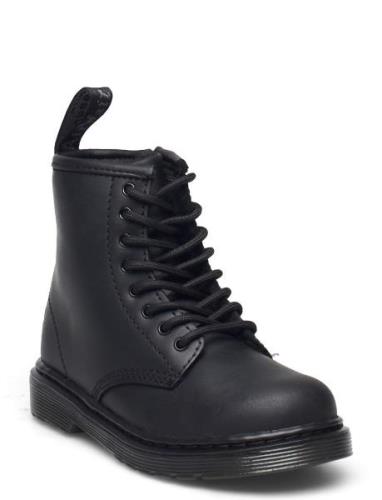 1460 Serena Mono T Black Republic Wp Känga Stövel Black Dr. Martens