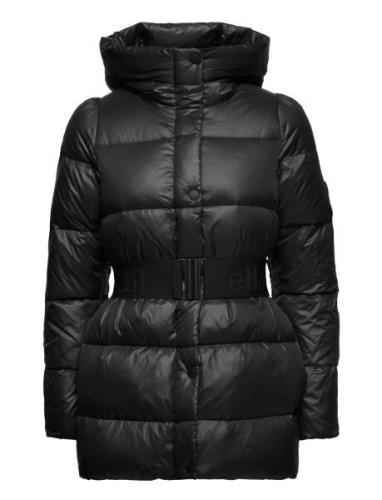 Ava Down Jacket Fodrad Jacka Black Ella&il