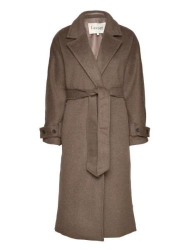 Lr-Owa Outerwear Coats Winter Coats Brown Levete Room