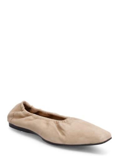 Wioletta Ballerinaskor Ballerinas Beige VAGABOND