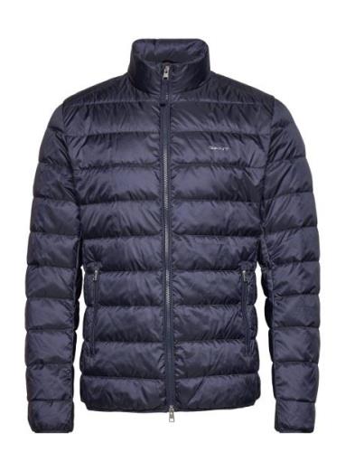 Light Down Jacket Fodrad Jacka Navy GANT