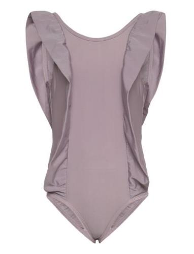 Delicia Swimsuit Baddräkt Badkläder Purple Mini A Ture