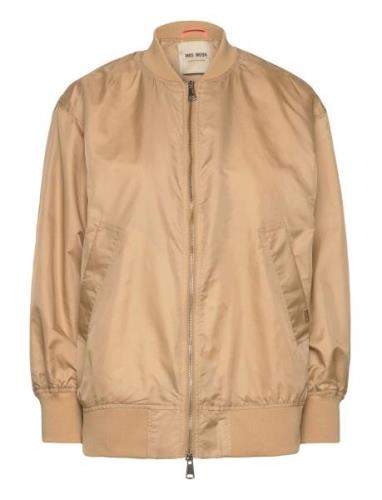 Leigh Bomber Jacket Bomberjacka Beige MOS MOSH