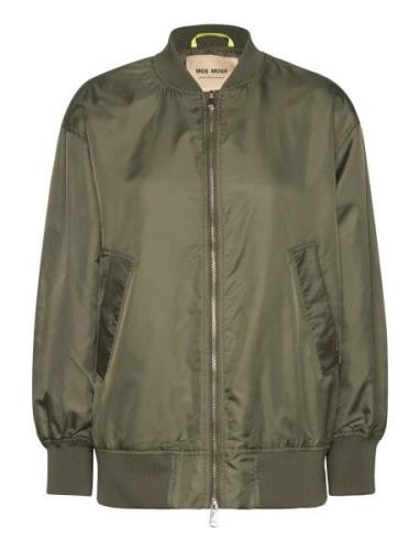 Leigh Bomber Jacket Bomberjacka Khaki Green MOS MOSH