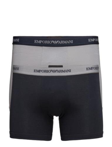 Mens Knit 2Pack Boxer Boxerkalsonger Multi/patterned Emporio Armani