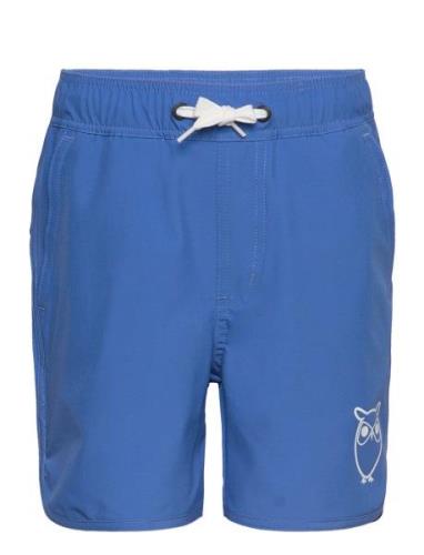 Swim Shorts With Elastic Waist And Badshorts Blue Knowledge Cotton App...