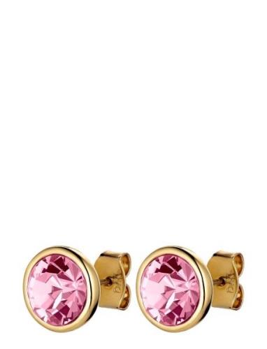 Dia Sg Light Rose Accessories Jewellery Earrings Studs Pink Dyrberg/Ke...