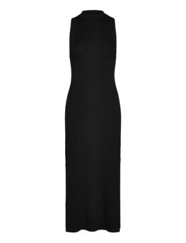 Knitted Dress Maxiklänning Festklänning Black IVY OAK